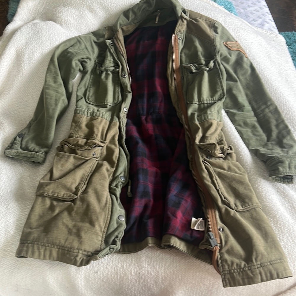 Free People Army Style Jacket. XS.